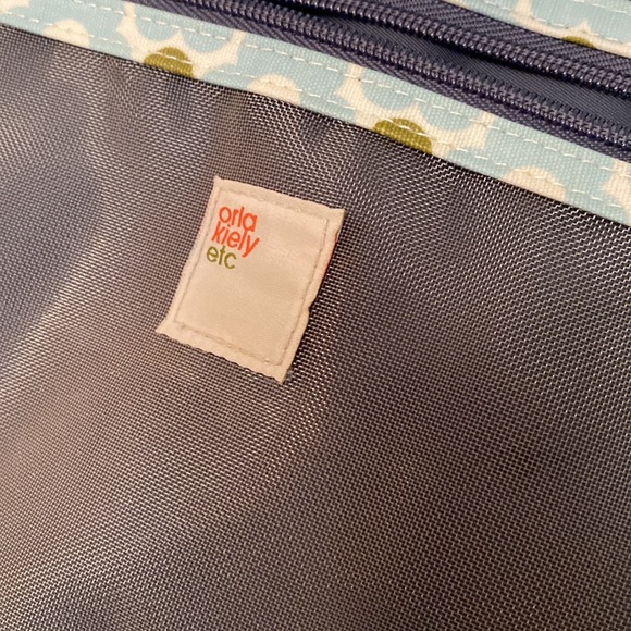 Orla Kiely Bags Orla Kiely Travel Cosmetic Bag Toiletry Hanging Blue Green Flowers Poshmark